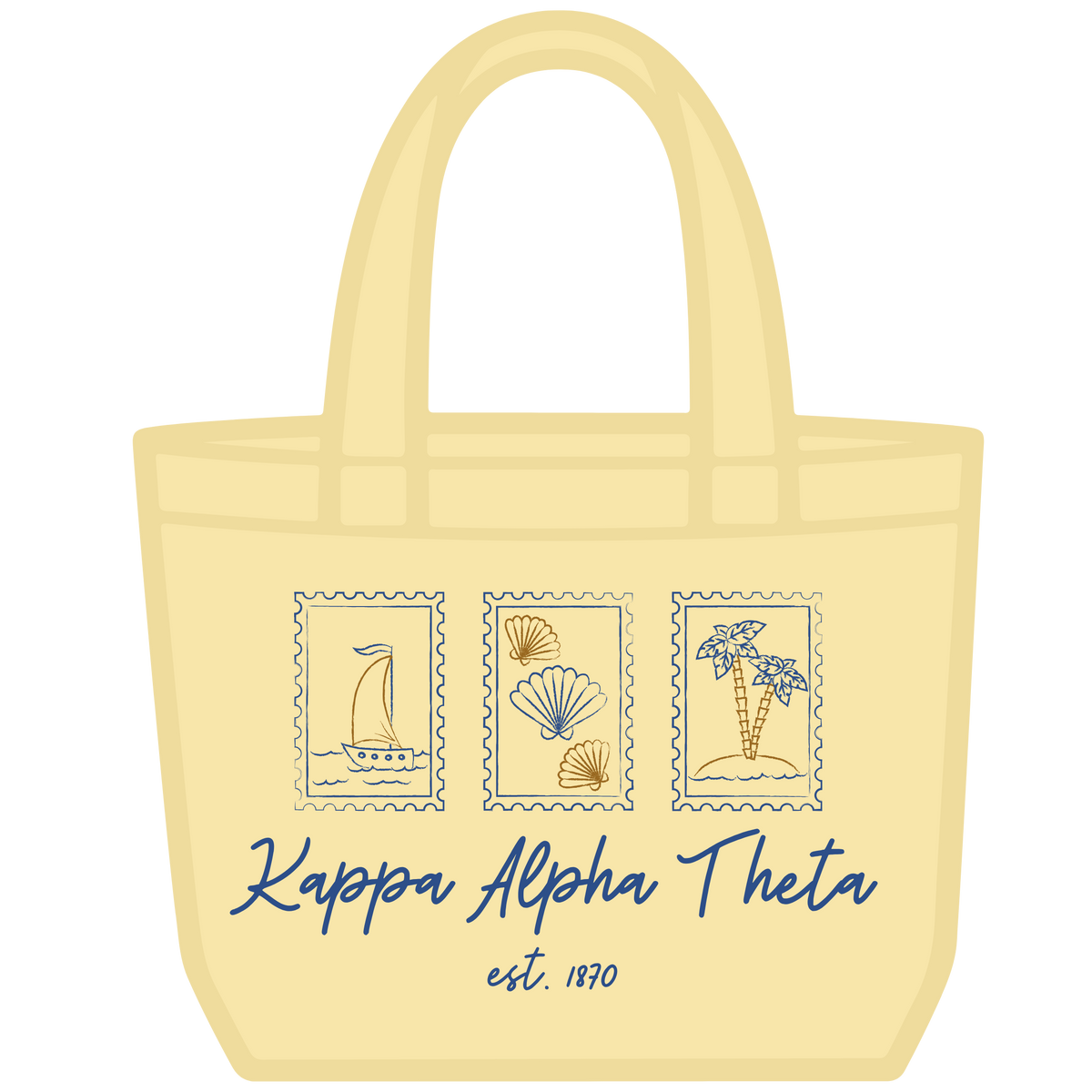 Beach Stamp - The Leah Tote