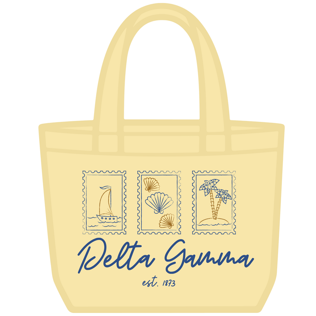 Beach Stamp - The Leah Tote