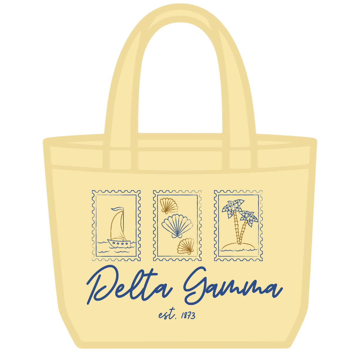 Beach Stamp - The Leah Tote
