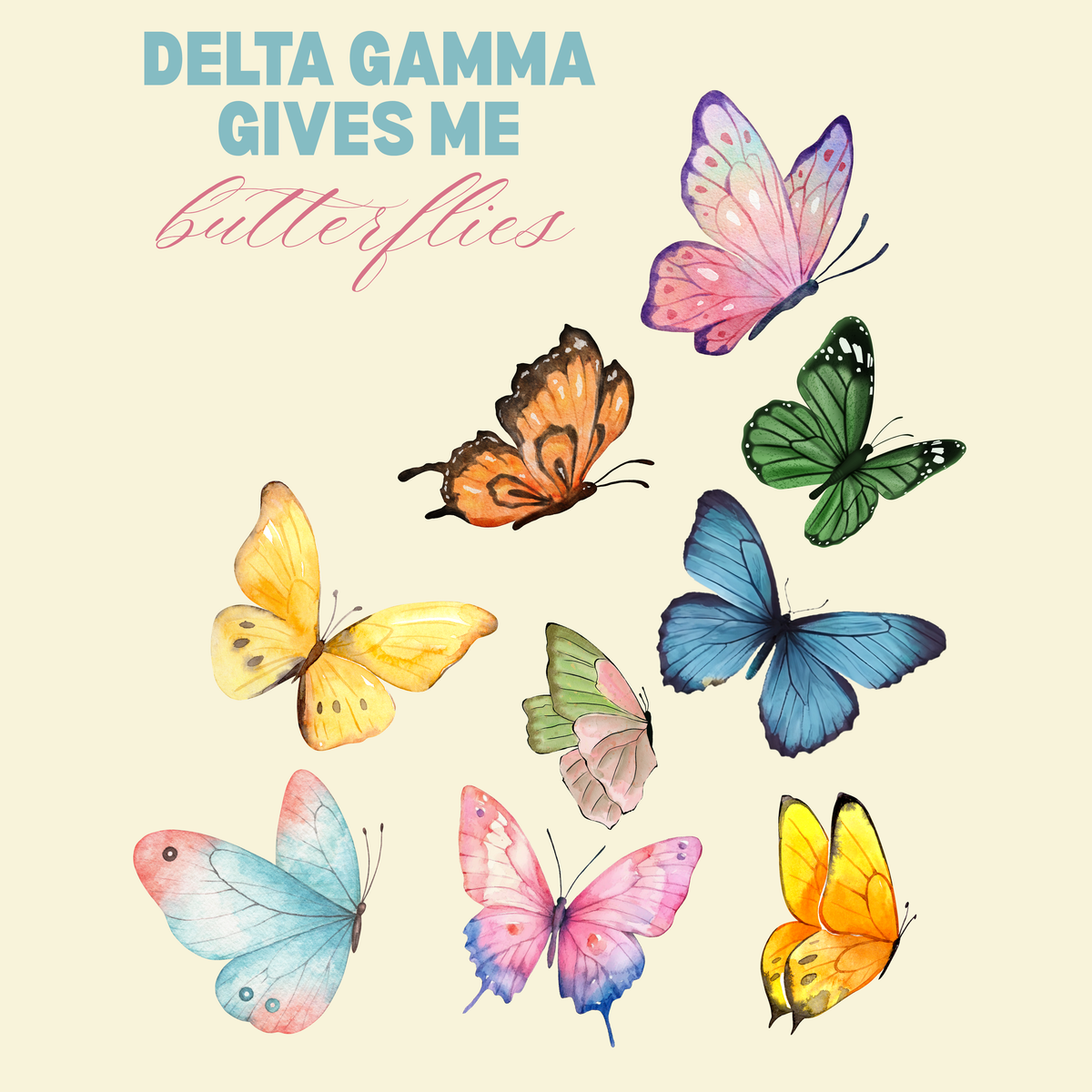 Gives Me Butterflies - Medium Canvas Print