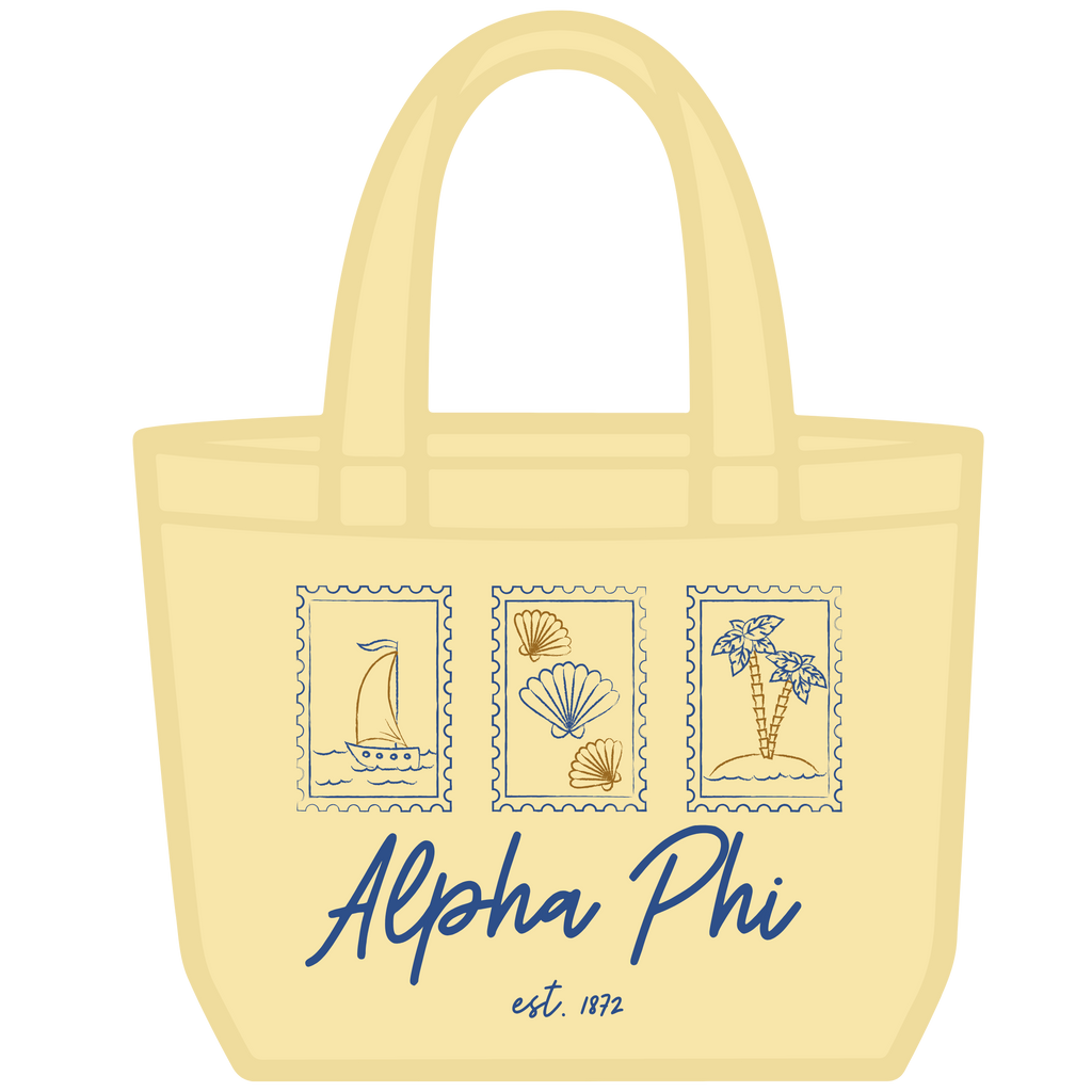 Beach Stamp - The Leah Tote