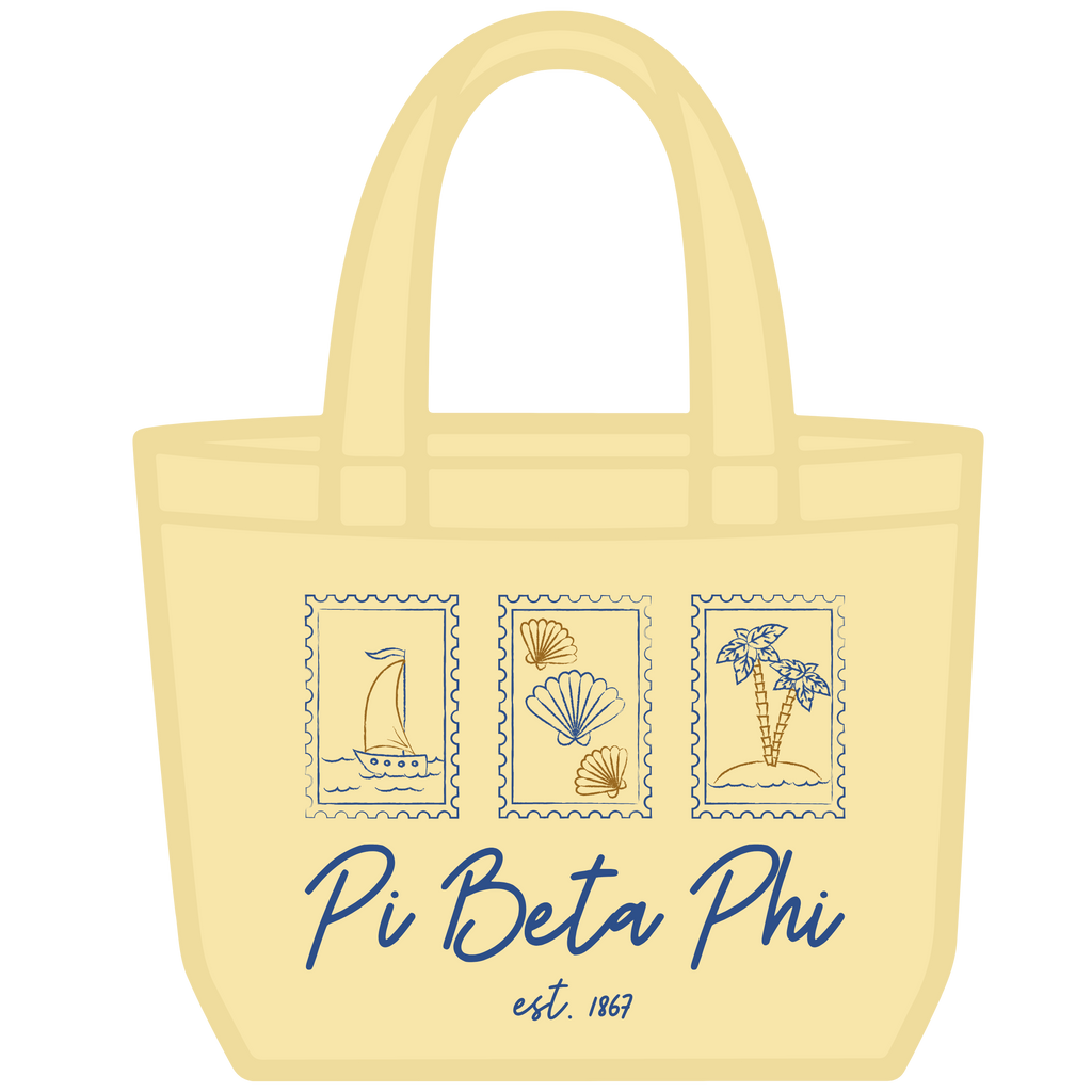 Beach Stamp - The Leah Tote