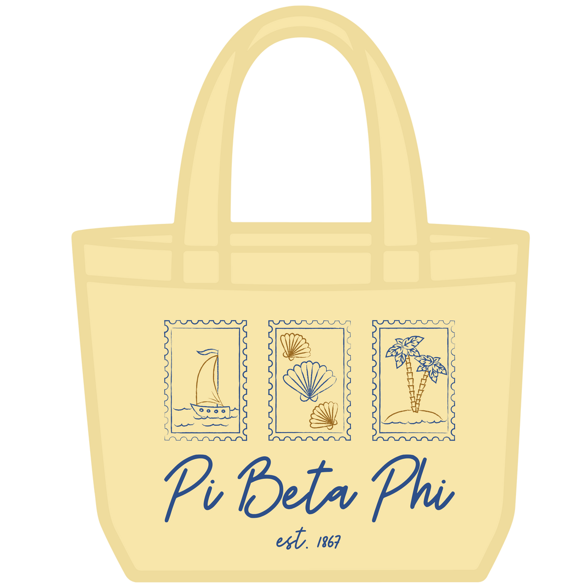 Beach Stamp - The Leah Tote