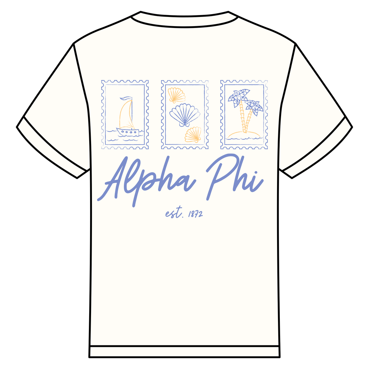 Beach Stamp - The Mazy T-shirt