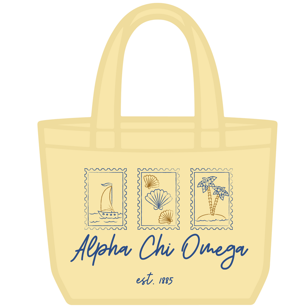 Beach Stamp - The Leah Tote