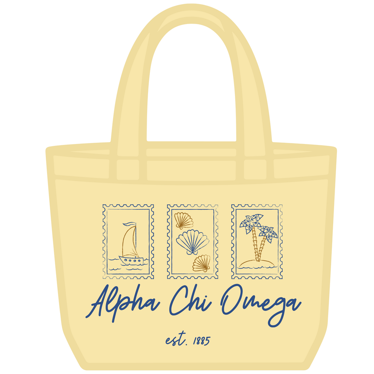 Beach Stamp - The Leah Tote