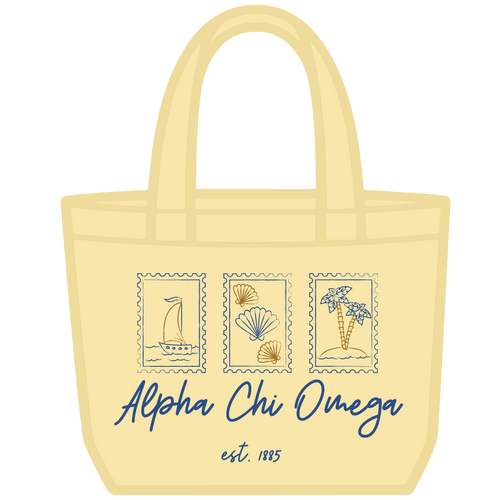 Beach Stamp - The Leah Tote