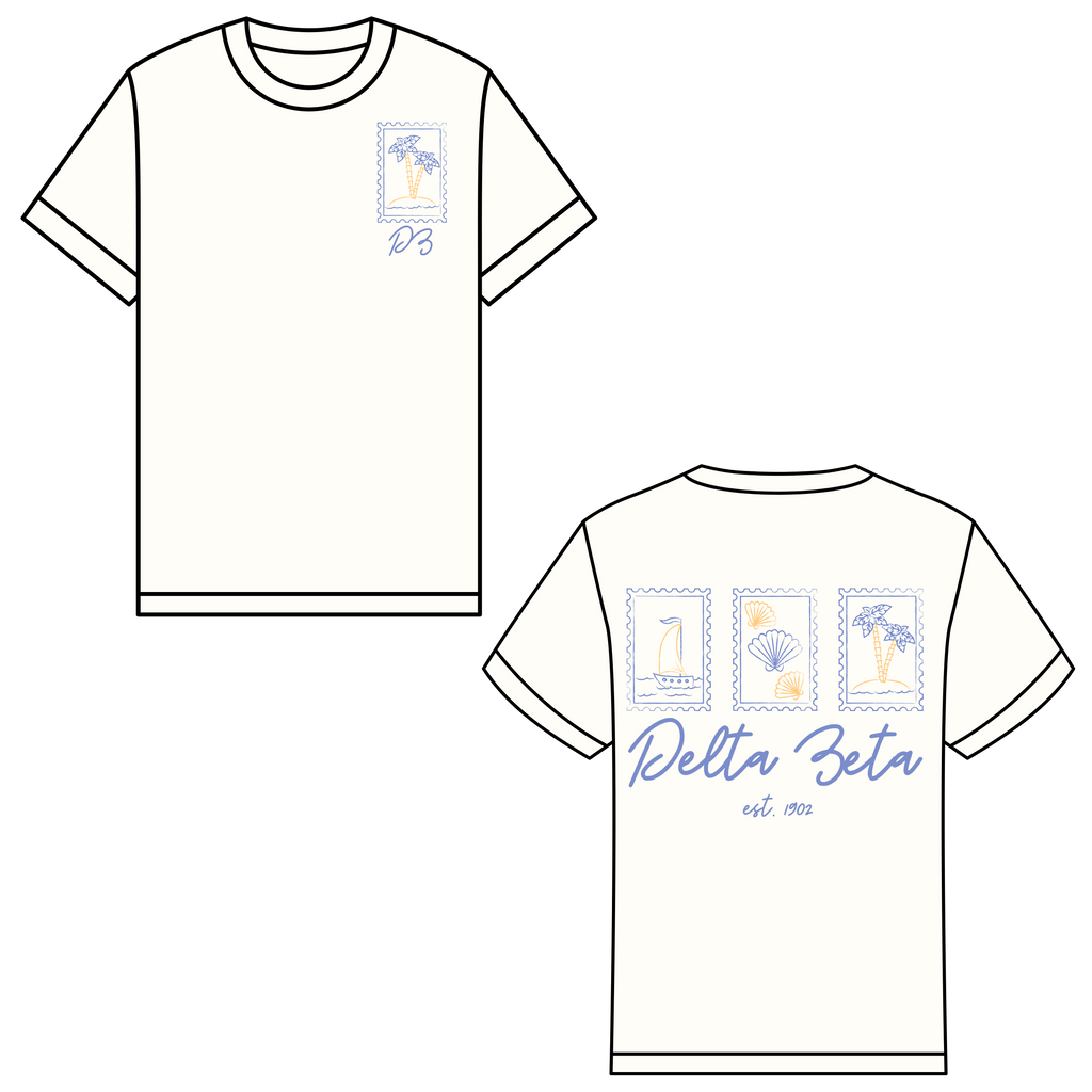 Beach Stamp - The Mazy T-shirt