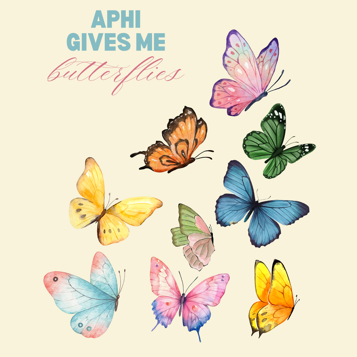 Gives Me Butterflies - Medium Canvas Print