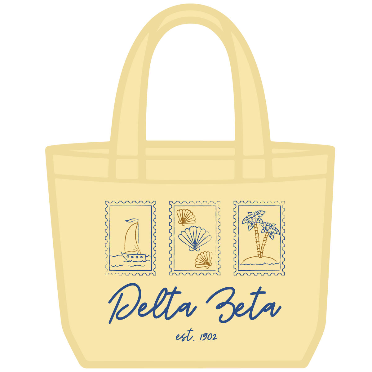 Beach Stamp - The Leah Tote