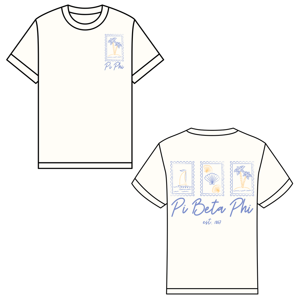 Beach Stamp - The Mazy T-shirt