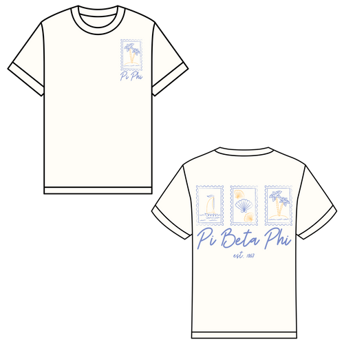Beach Stamp - The Mazy T-shirt