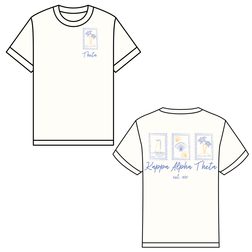 Beach Stamp - The Mazy T-shirt