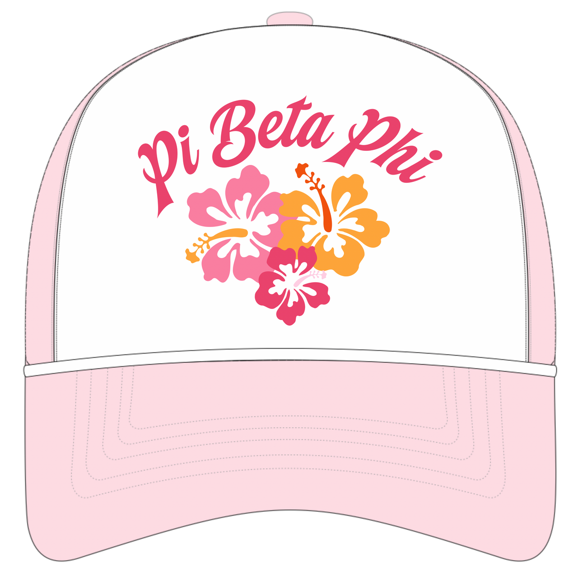 Hibiscus Trio - The Jen Trucker Hat