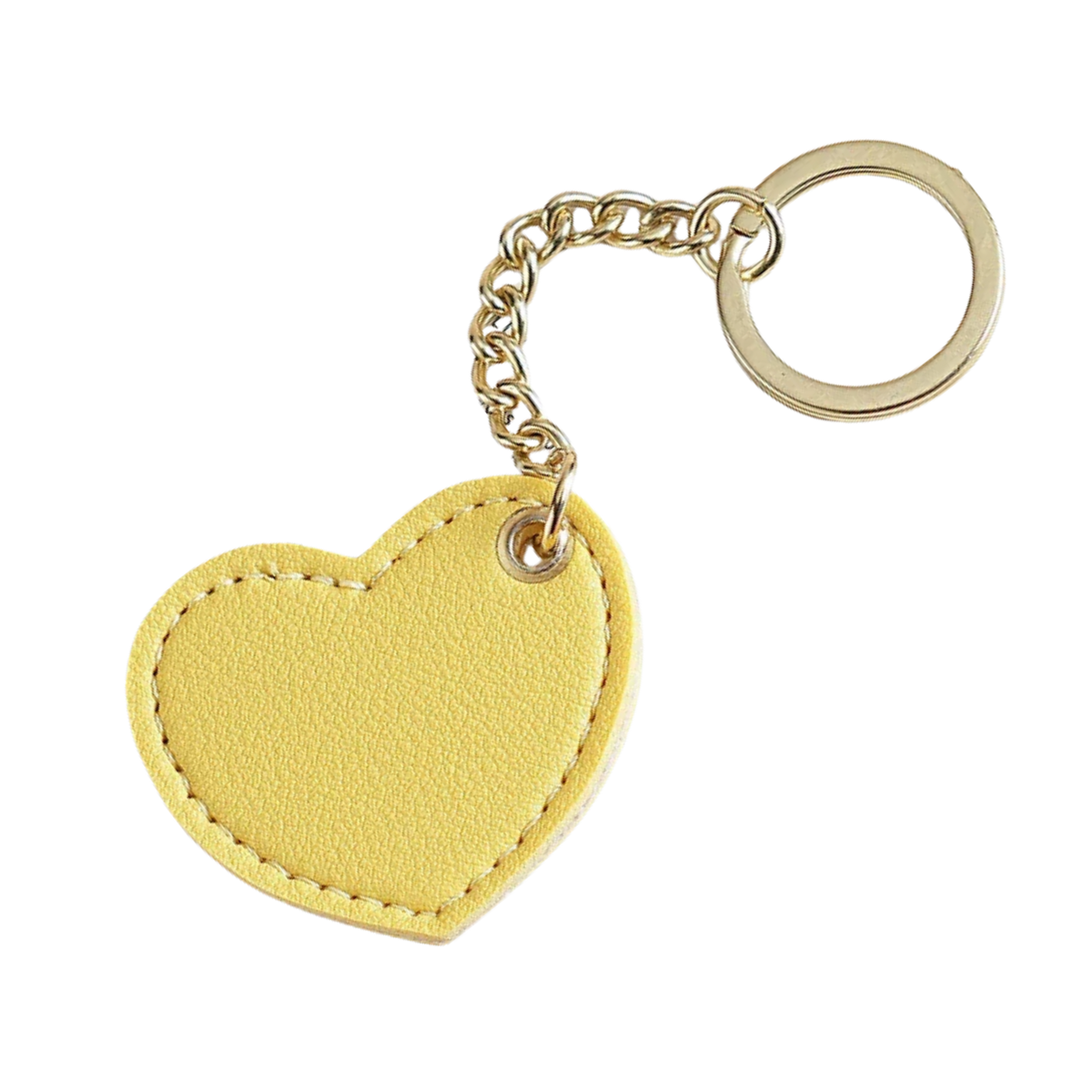 Bag Charm - Leather Heart