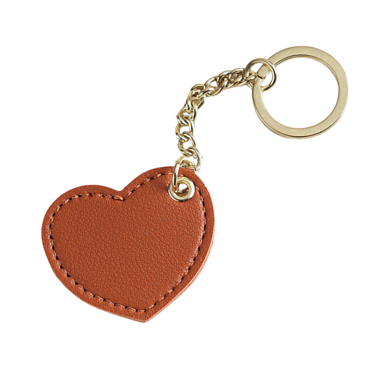 Bag Charm - Leather Heart