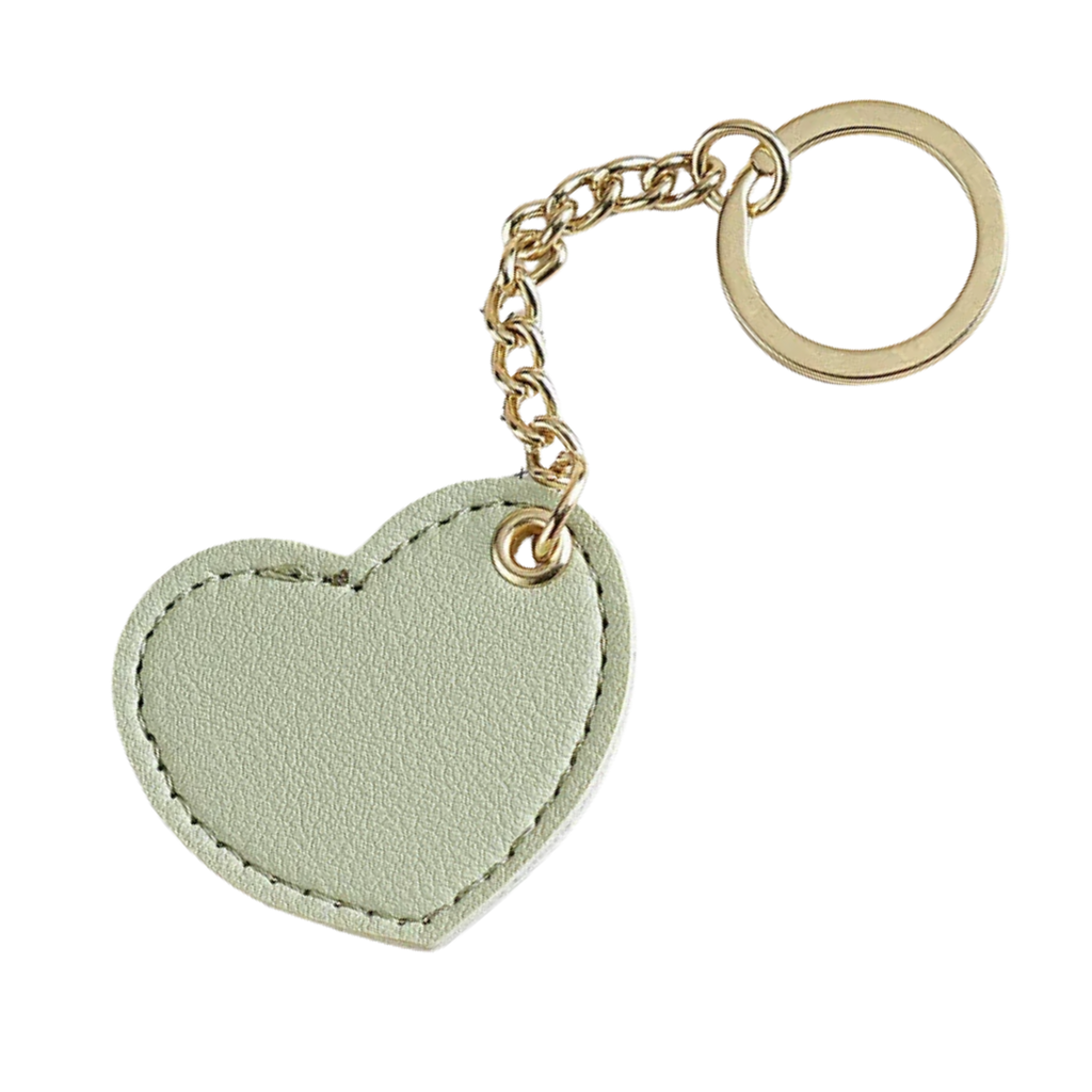 Bag Charm - Leather Heart