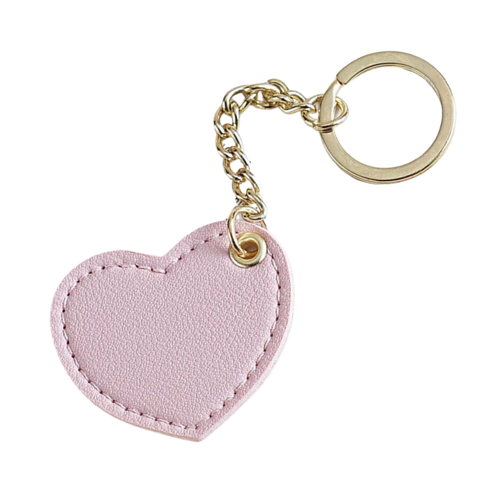 Bag Charm - Leather Heart