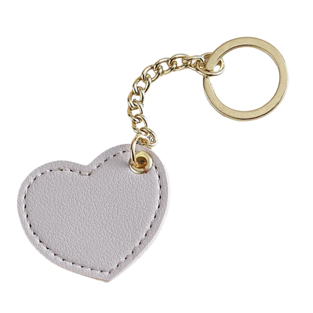 Bag Charm - Leather Heart