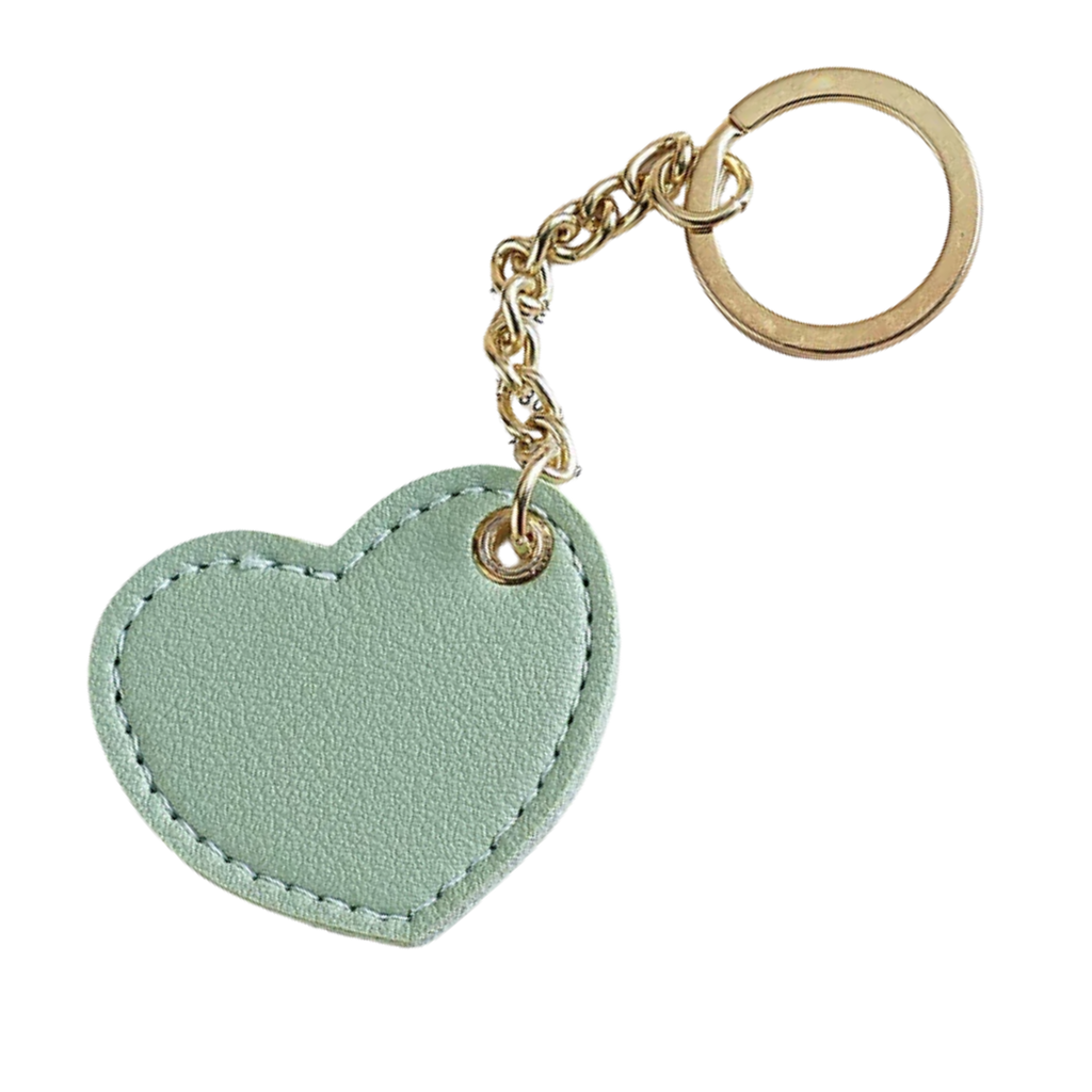 Bag Charm - Leather Heart