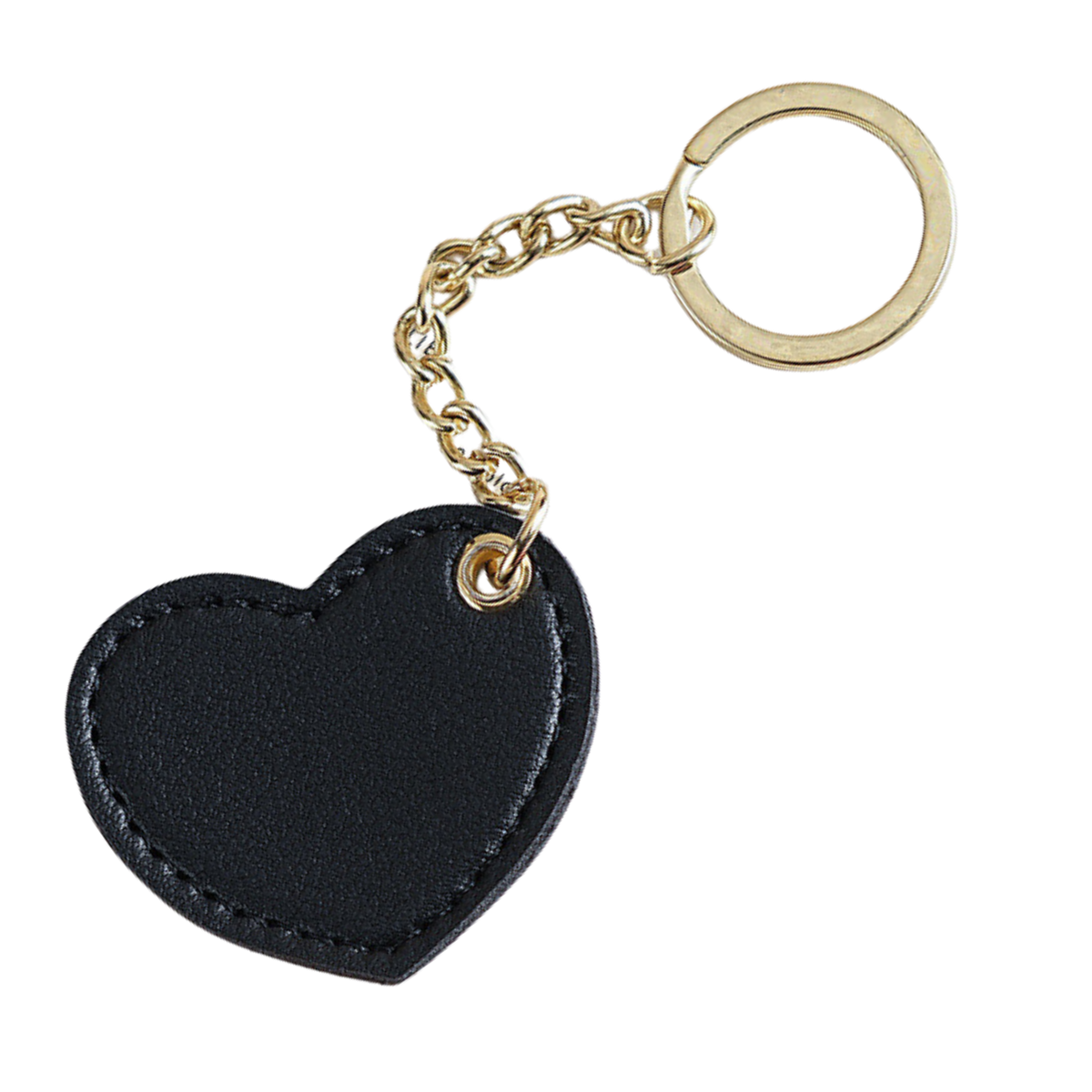 Bag Charm - Leather Heart