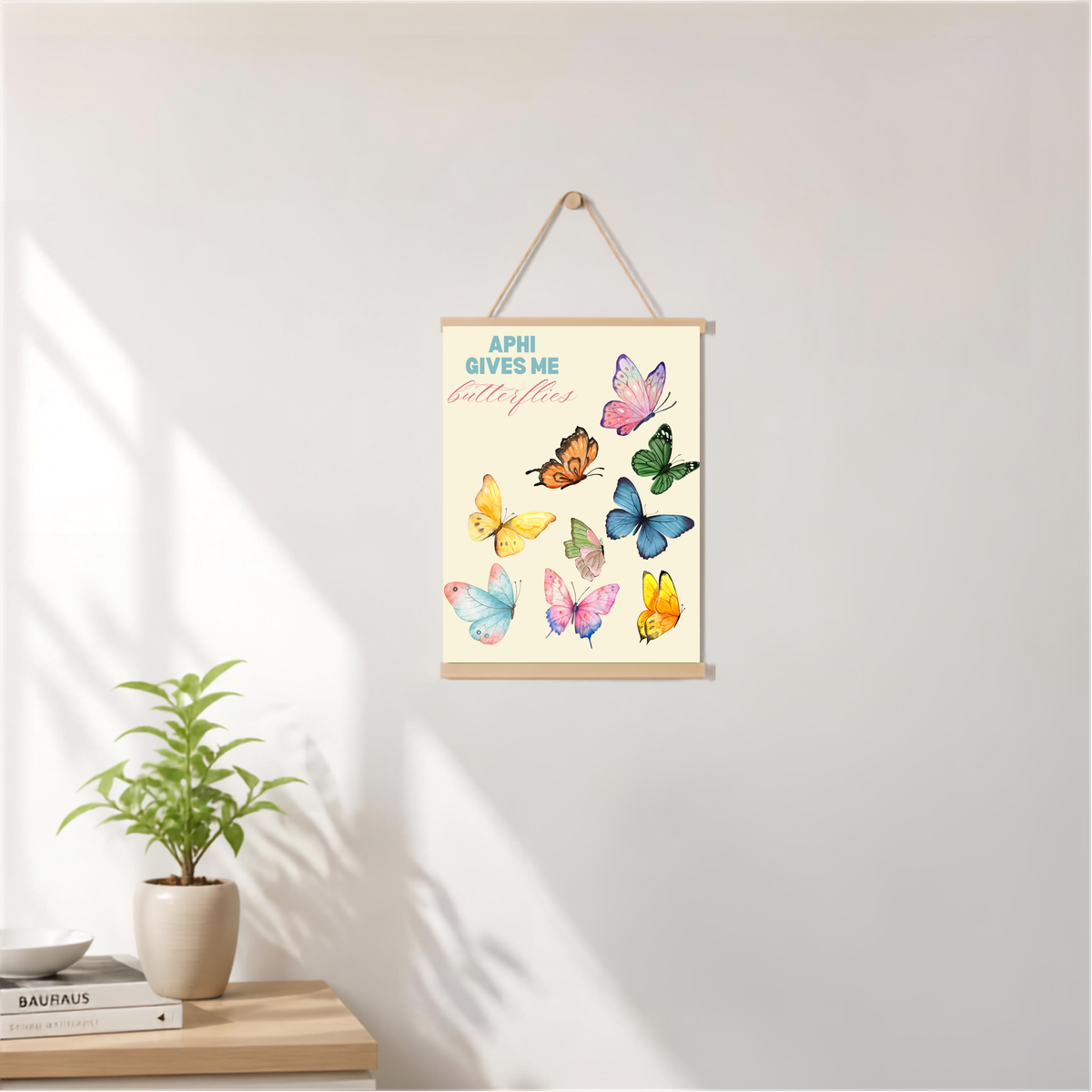 Gives Me Butterflies - Medium Canvas Print