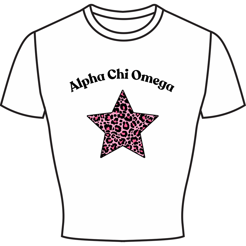 Cheetah Star - The Sylvie Baby Tee