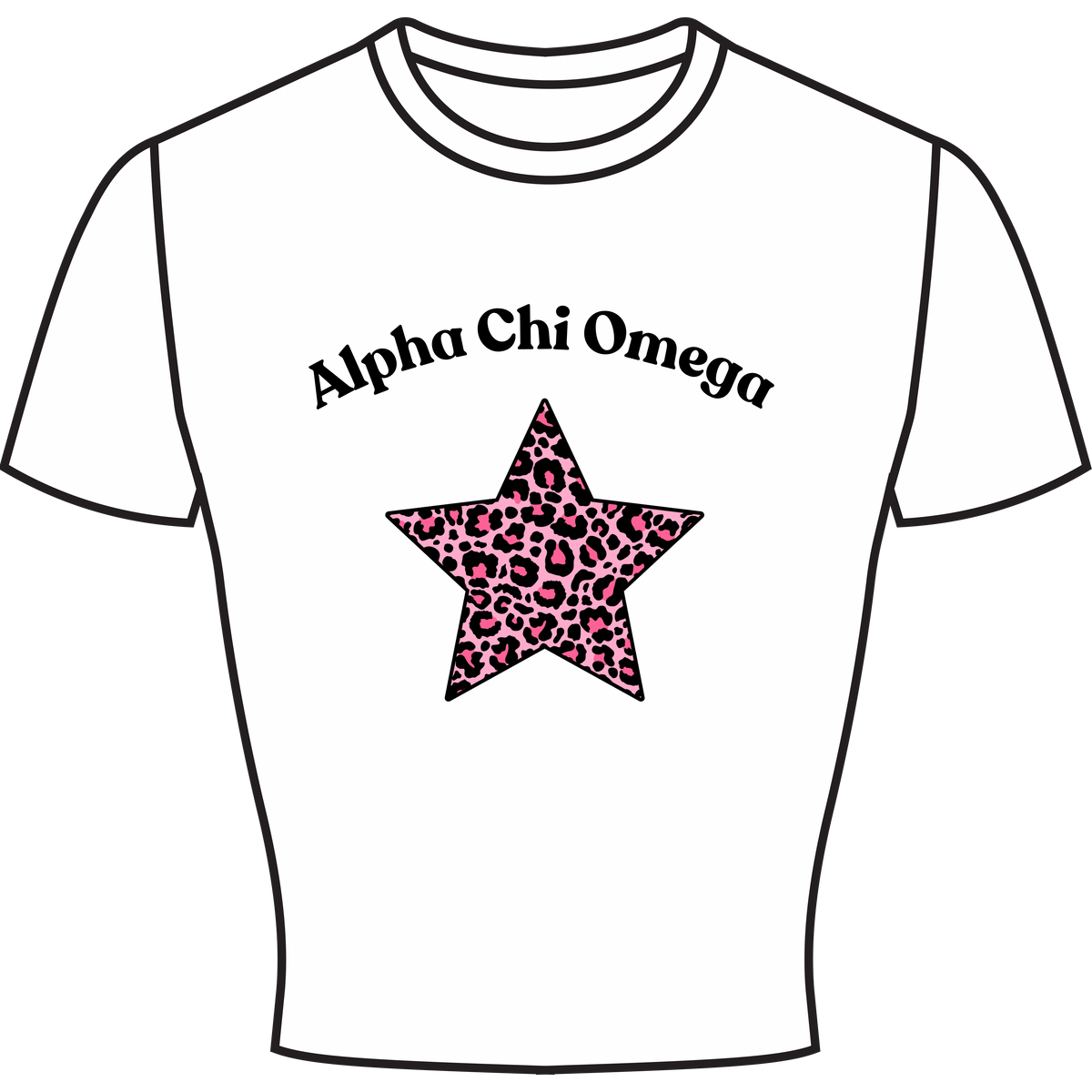 Cheetah Star - The Sylvie Baby Tee