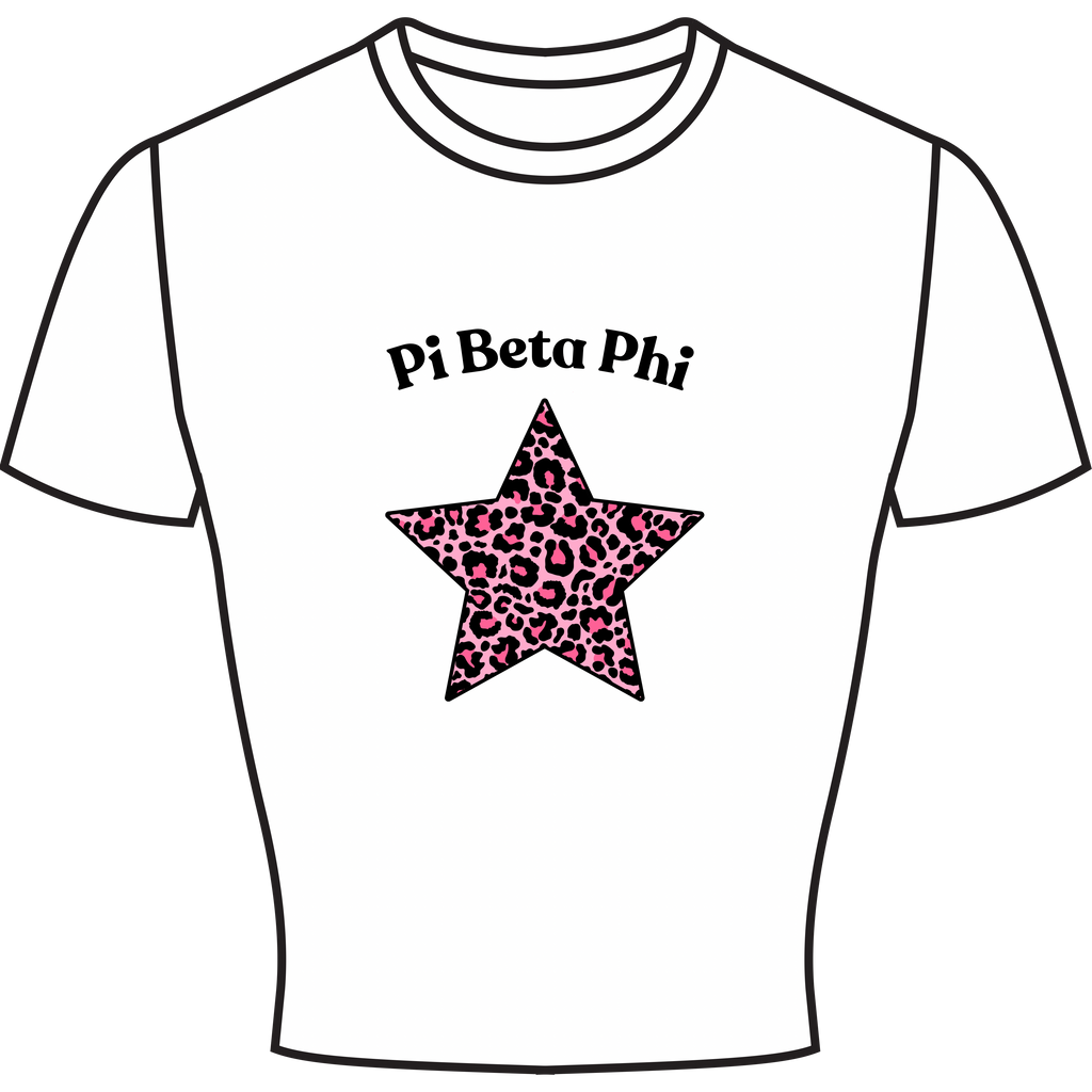 Cheetah Star - The Sylvie Baby Tee