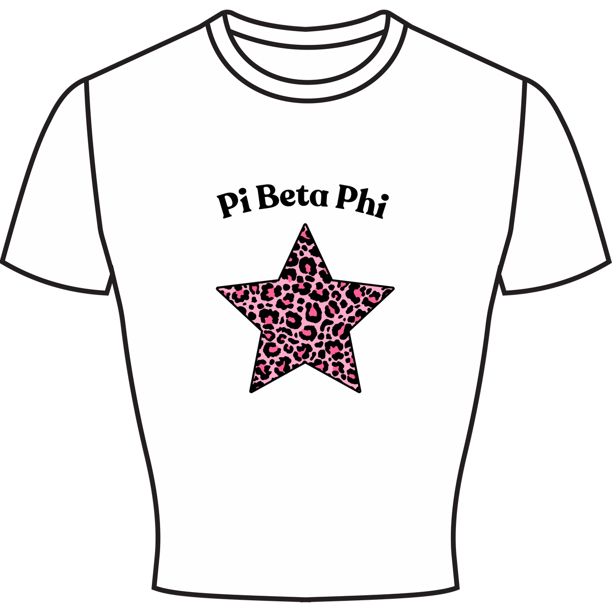 Cheetah Star - The Sylvie Baby Tee