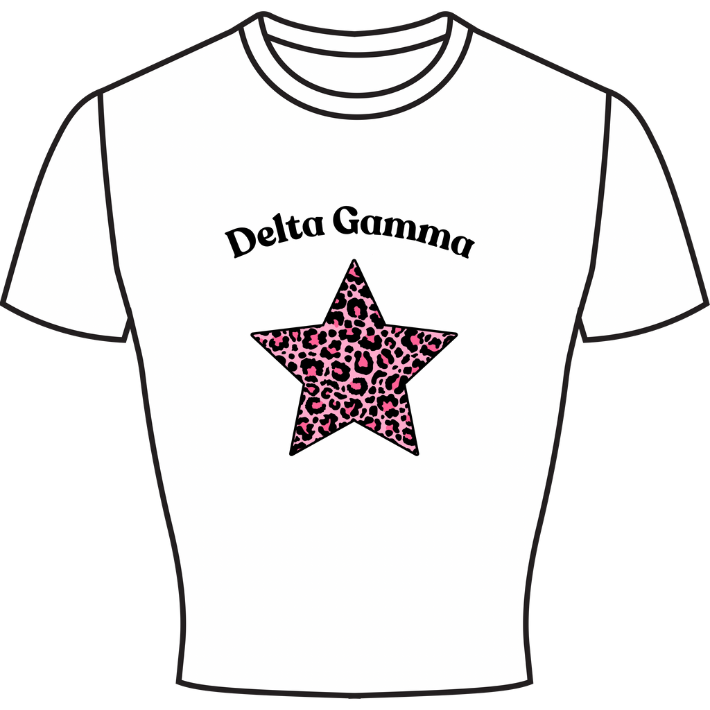 Cheetah Star - The Sylvie Baby Tee