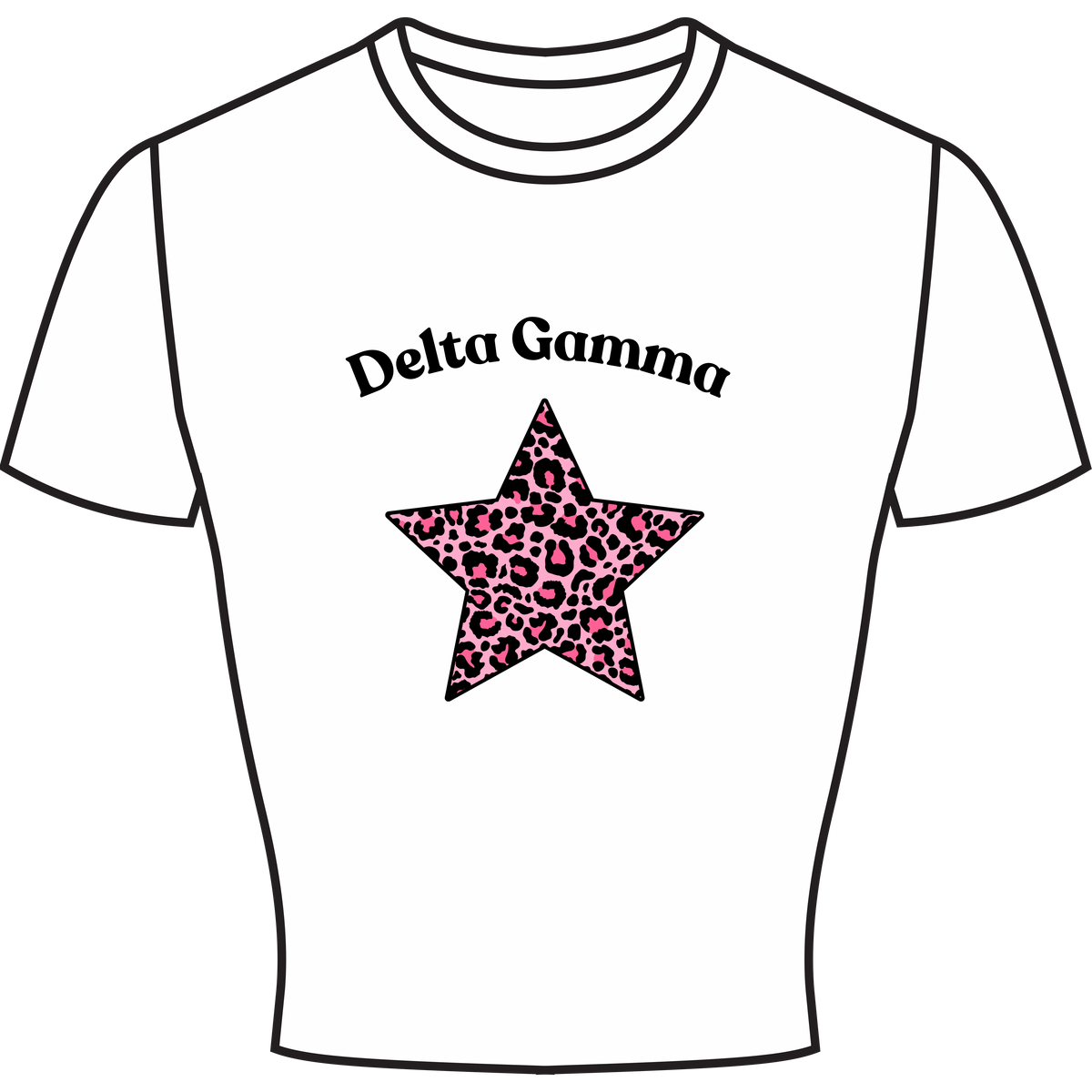 Cheetah Star - The Sylvie Baby Tee