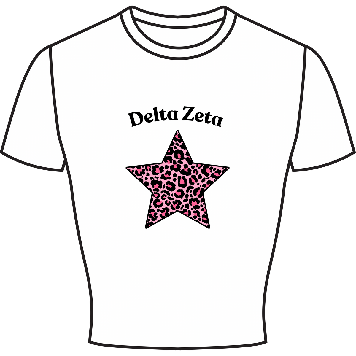Cheetah Star - The Sylvie Baby Tee