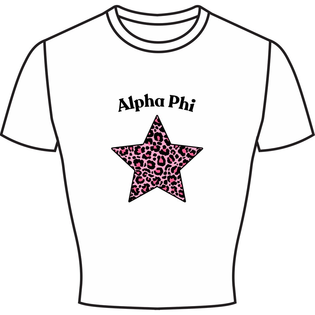 Cheetah Star - The Sylvie Baby Tee