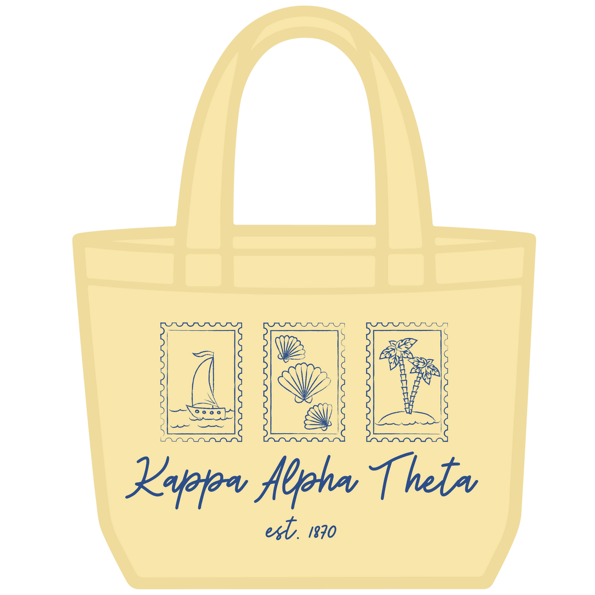 Beach Stamp - The Leah Tote
