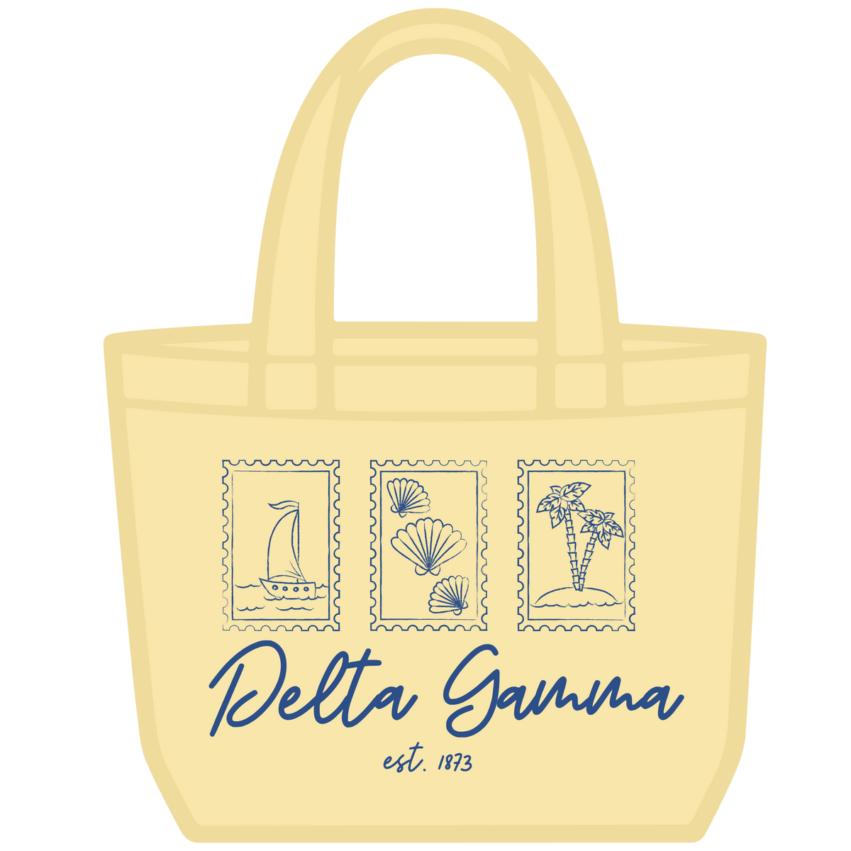 Beach Stamp - The Leah Tote