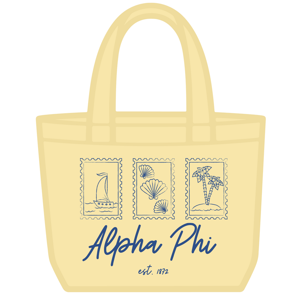 Beach Stamp - The Leah Tote