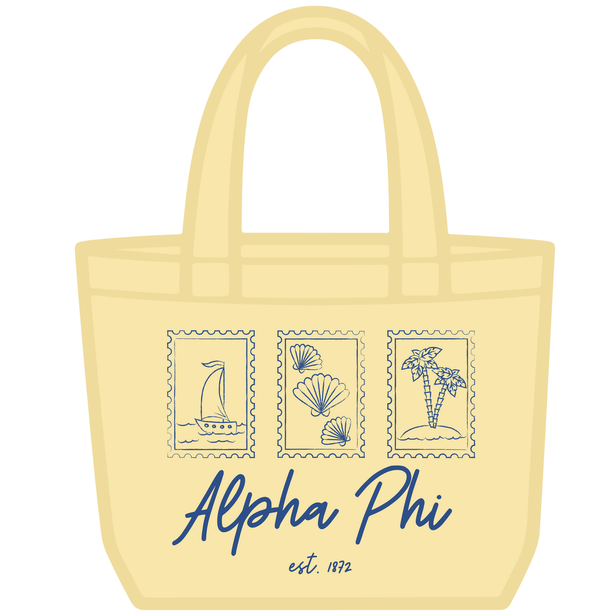 Beach Stamp - The Leah Tote