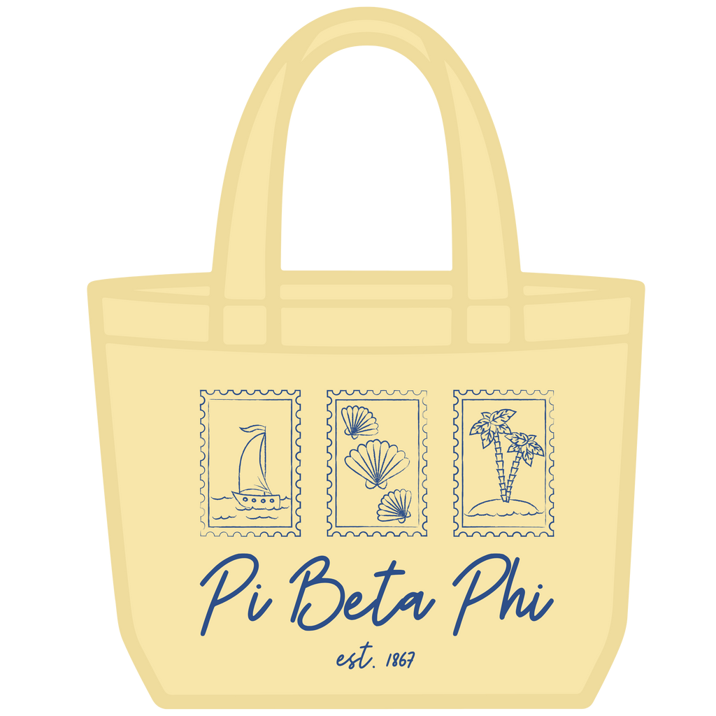Beach Stamp - The Leah Tote