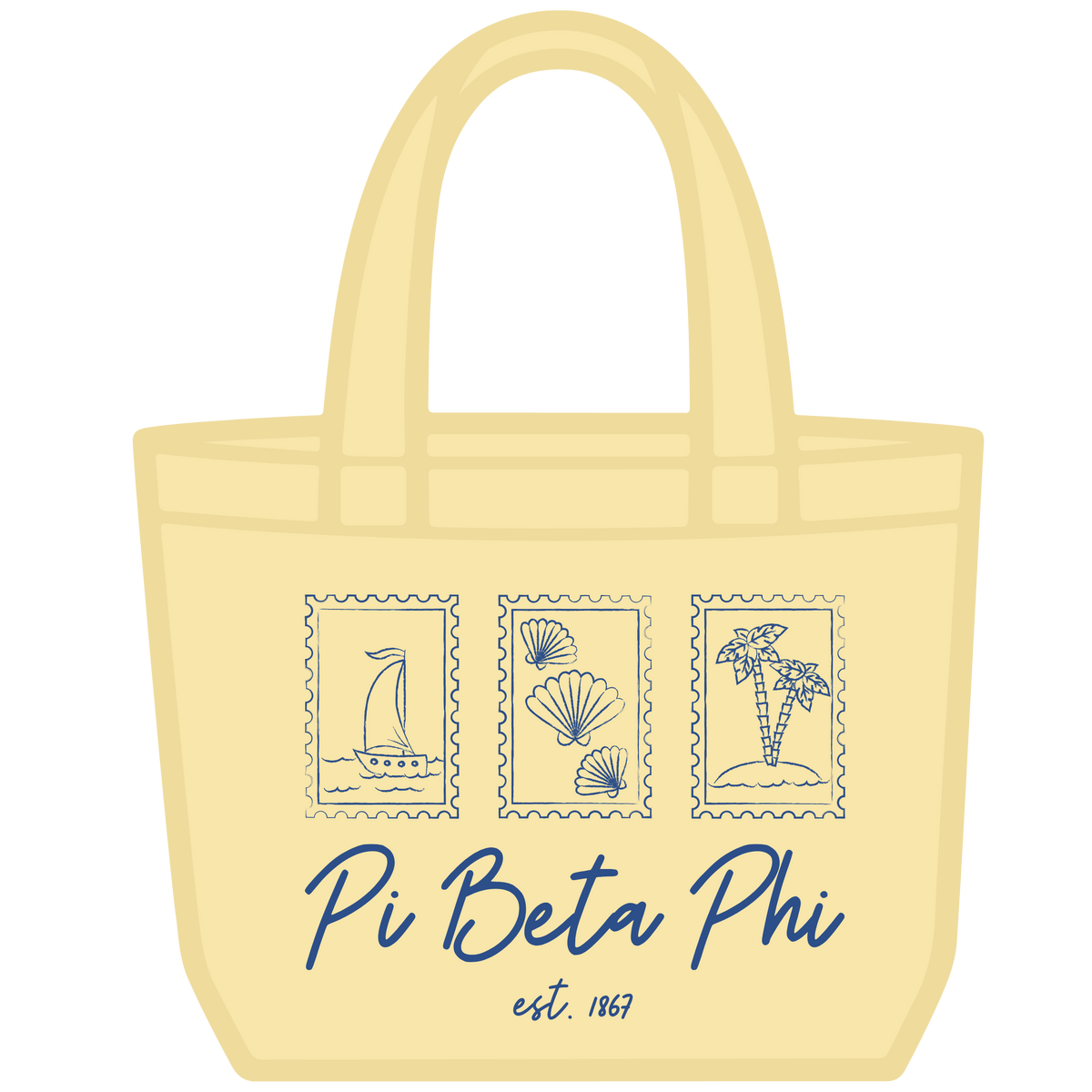 Beach Stamp - The Leah Tote