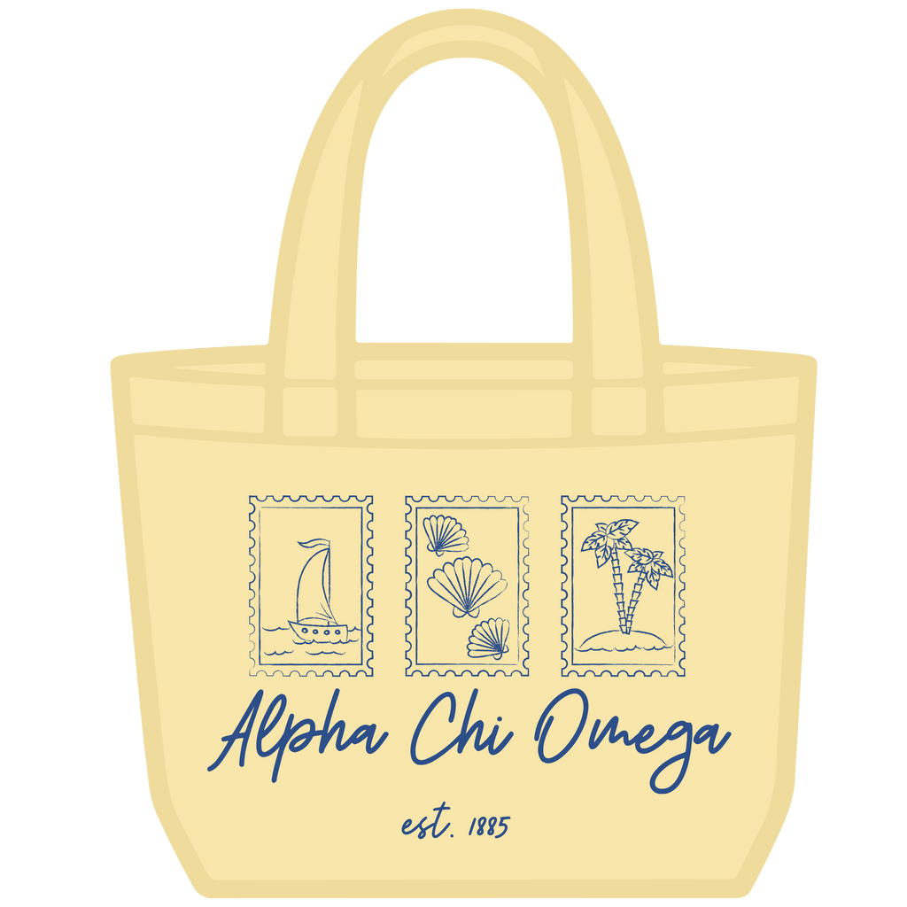 Beach Stamp - The Leah Tote