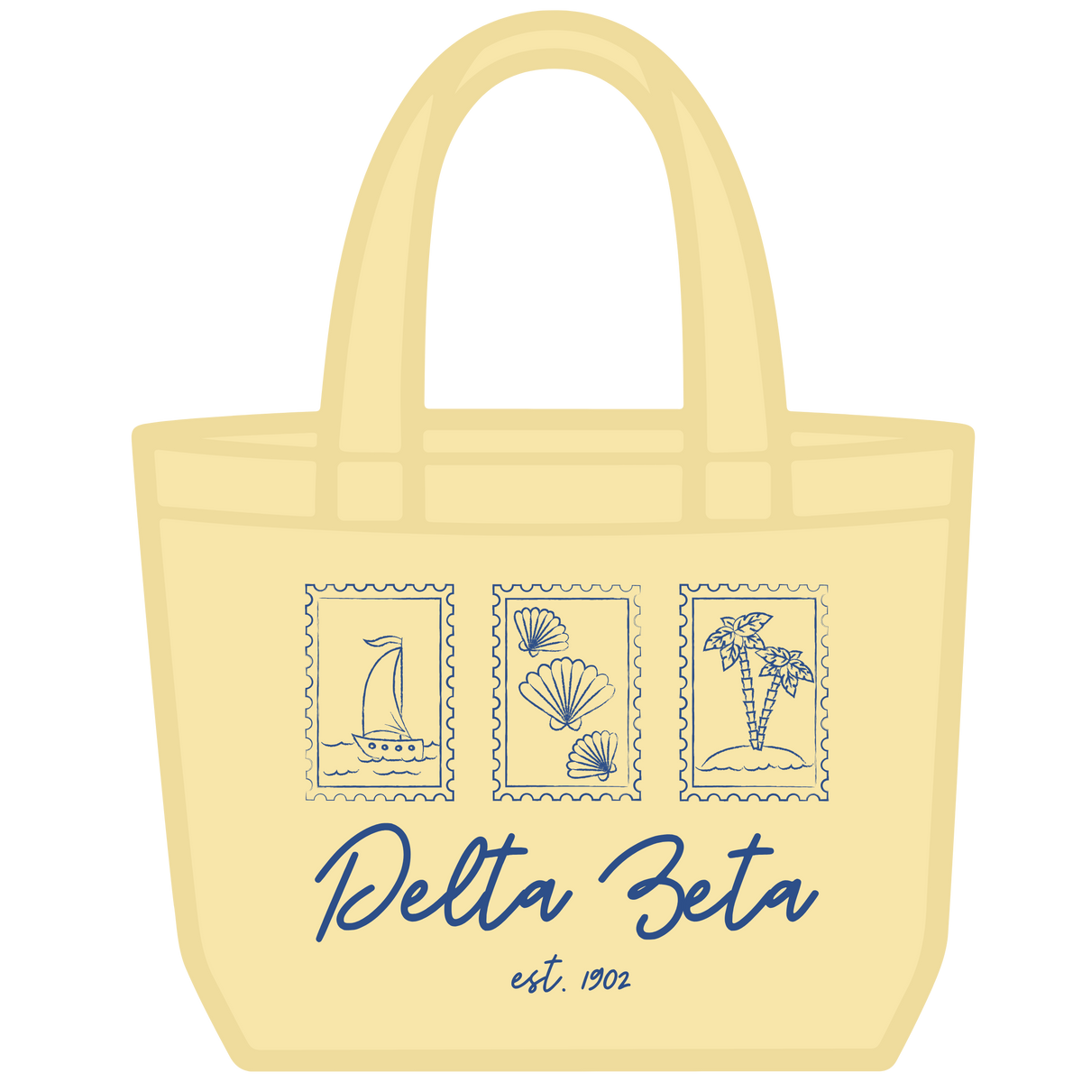 Beach Stamp - The Leah Tote
